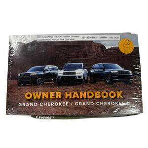 2025 Jeep Grand Cherokee L Owner Handbook Set & Case 68720731AA